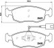 Комплект гальмівних колодок BREMBO P23138 (фото 1)