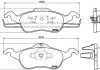 Гальмівні колодки дискові BREMBO P24 046 (фото 1)