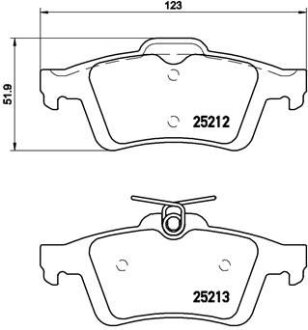 Гальмівні колодки тюнінгові BREMBO P24148X