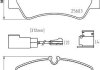 Тормозные колодки дисковые BREMBO P24 187 (фото 1)