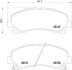 Комплект гальмівних колодок BREMBO P34007 (фото 1)
