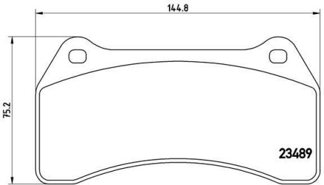 Гальмівні колодки дискові BREMBO P36 014