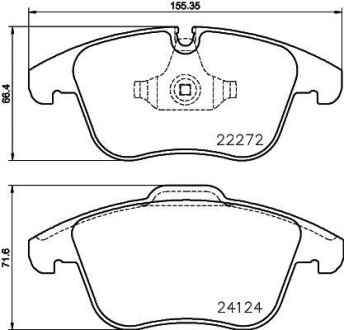 Гальмівні колодки дискові BREMBO P36 030