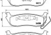 Колодки гальмівні дискові BREMBO P37011 (фото 1)