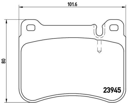 Гальмівні колодки тюнінгові BREMBO P50073X