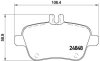 Гальмівні колодки тюнінгові BREMBO P50091X (фото 1)