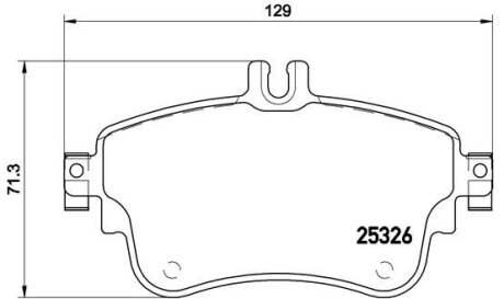 Гальмівні колодки тюнінгові BREMBO P50094X
