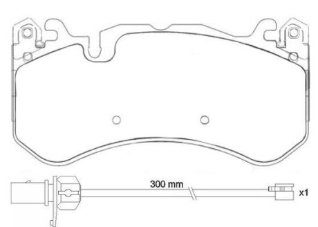 Гальмівні колодки дискові BREMBO P50 127