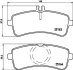 Комплект гальмівних колодок BREMBO P50130 (фото 1)