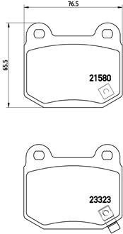 Колодки тормозные дисковые BREMBO P56048