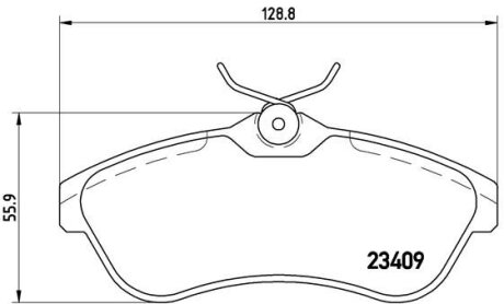 Гальмівні колодки тюнінгові BREMBO P61075X