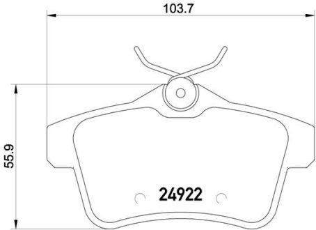 Гальмівні колодки тюнінгові BREMBO P61114X