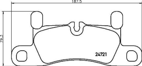 Колодки гальмівні дискові BREMBO P65030