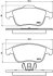 Гальмівні колодки тюнінгові BREMBO P68047X (фото 1)