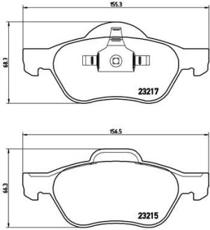 Гальмівні колодки тюнінгові BREMBO P68048X