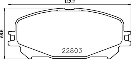 Тормозные колодки дисковые BREMBO P68 071