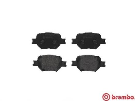 Комплект тормозных колодок из 4 шт. дисков BREMBO P83054