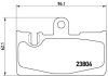 Комплект гальмівних колодок BREMBO P83059 (фото 1)