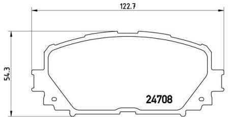 Гальмівні колодки дискові BREMBO P83101