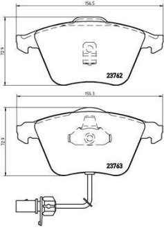 Комплект гальмівних колодок BREMBO P85056