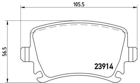 Гальмівні колодки тюнінгові BREMBO P85073X