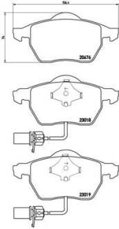 Гальмівні колодки тюнінгові BREMBO P85085X