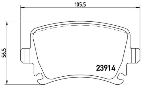 Гальмівні колодки тюнінгові BREMBO P85095X
