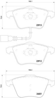 Гальмівні колодки тюнінгові BREMBO P85129X