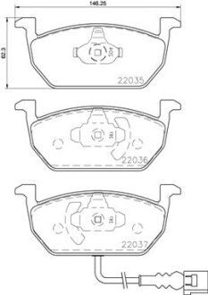 Гальмівні колодки тюнінгові BREMBO P85137X
