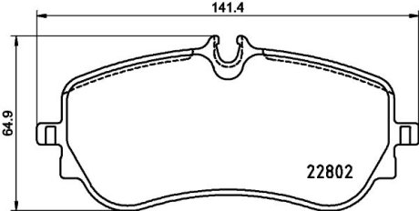 Колодки гальмівні дискові BREMBO P85172