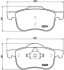 Комплект гальмівних колодок BREMBO P86020 (фото 1)