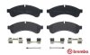 Комплект гальмівних колодок BREMBO PA6030 (фото 2)
