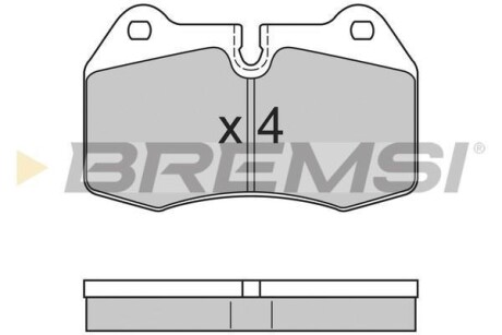 Гальмівні колодки пер. BMW 5(E39)/7(E38) 96-04 (brembo) BREMSI BP2660