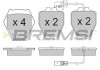 Тормозные колодки пер. Audi A6 97-05/VW Passat 96-05 (TRW) BREMSI BP3121 (фото 1)