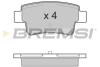 Гальмівні колодки перед. Opel Corsa 09-14 (BOSCH) BREMSI BP3228 (фото 1)