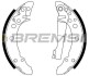 Тормозные колодки зад. Golf I/II/Passat/Polo/Audi 80 &gt;01 (ATE) BREMSI GF0016 (фото 1)