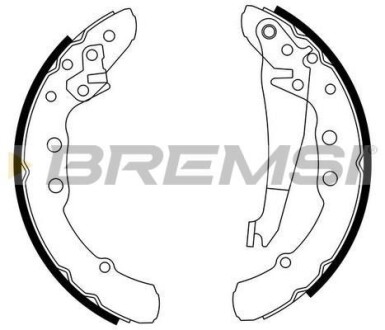 Тормозные колодки зад. Caddy II 86-04 (ATE) BREMSI GF0021