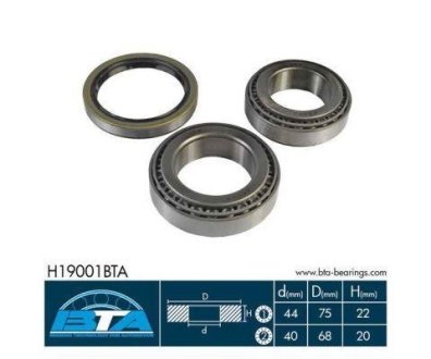 Подшипник ступицы BTA H19001BTA