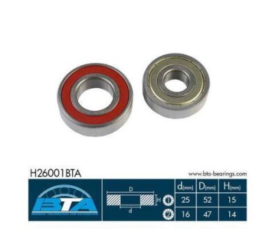 Комплект підшипника колеса BTA H26001BTA