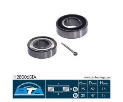 Комплект підшипника колеса BTA H28006BTA