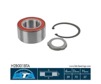 Комплект підшипника колеса BTA H2B001BTA