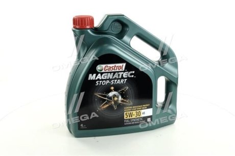 Масло ДВС 5W-30 MAGNATEC STOP-START API SN, ACEA A5/B5, ILSAC GF-5, 4л, синт. CASTROL 15CA43