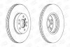 Диск гальмівний передній (кртано 2) BMW X3 (E83), X5 (E53) CHAMPION 562134CH1 (фото 1)