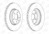 Диск тормозной передний (кртано 2) Audi A4 (B8) CHAMPION 562466CH (фото 1)