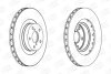 Диск тормозной передний (кртано 2) Subaru Forester (04-12, 08-13, 13-), Legacy (CHAMPION 562677CH (фото 1)