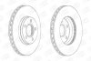 Диск тормозной передний (кртано 2) Ford Focus III CHAMPION 562752CH (фото 1)