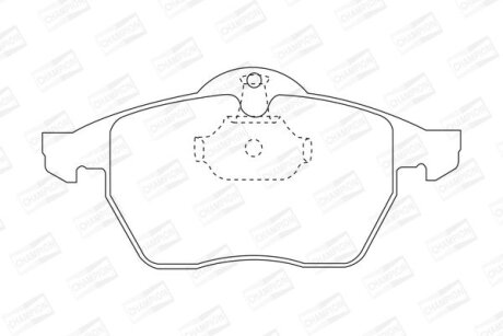 Гальмівні колодки пер. Vectra B 95-03 (ATE) CHAMPION 571920CH