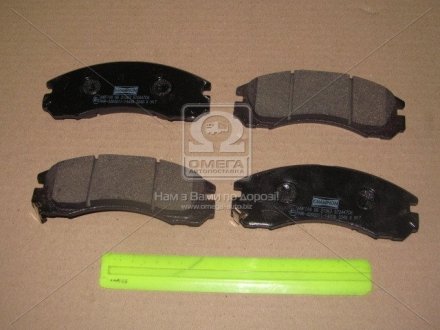 Колодки гальмівні дискові передні Citroen C-CROSSER (VU_, VV_) 07-, C-CROSSER ENTERPRISE (VU_, VV_) 09-|MITSUBISHI ECLIPSE Co CHAMPION 572447CH