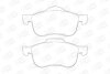 Колодки тормозные дисковые передние Volvo S60 I, S80 I, V70 (I,II), XC70 I, XC90 CHAMPION 573003CH (фото 1)