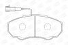 Колодки гальмівні дискові передні Citroen Jumper I/ Fiat Ducato (94-, 06-) CHAMPION 573113CH (фото 1)